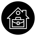 Remote work from home icon