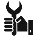 Repair Black Filled icon