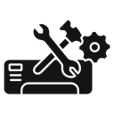 Repair air conditioner icon