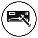 Repair air conditioner icon