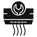Repair air conditioner icon