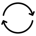 Repeat Black Filled icon