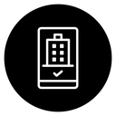 Reservation smartphone 2 icon