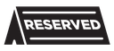 Reserved black filled icon