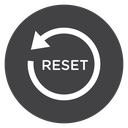 Reset Black Filled icon