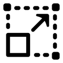 Resize Black Filled icon