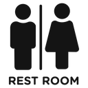 Rest room icon