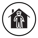 Retirement home icon