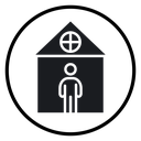 Retirement home icon