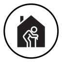 Retirement home icon