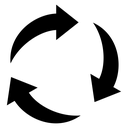 Reuse Three Arrow Cycle icon