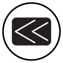 Rewind Previous Back arrow icon