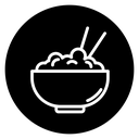 Rice bowl icon