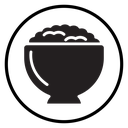 Rice bowl icon