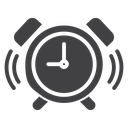 Ringing alarm clock 3 icon
