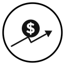 Rise price icon