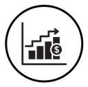 Rise price icon