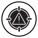 Risk Black Filled icon