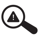 Risk analysis icon