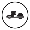 Road roller icon