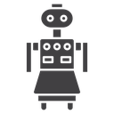Robot assistant icon
