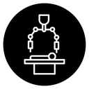 Robotic surgery icon