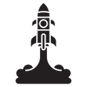 Rocket launch icon