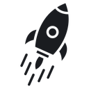Rocket launch 2 icon