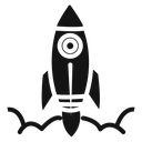 Rocket Spaceship Startup icon