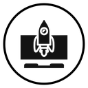 Rocket Spaceship Startup icon