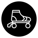 Roller skates icon