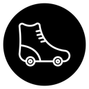 Roller skates icon