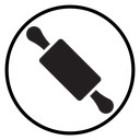 Rolling pin icon