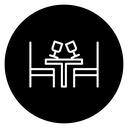 Romantic dinner icon