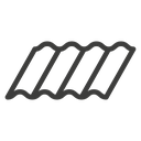 Roof tile icon