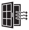 Room ventilation icon