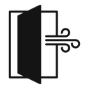 Room ventilation icon