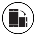 Rotate phone icon