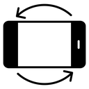 Rotate smartphone icon
