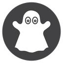 Round Eye Ghost icon
