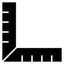 Ruler combined icon
