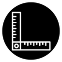 Ruler combined icon