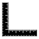 Ruler combined icon