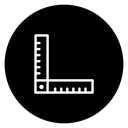 Ruler combined 2 icon
