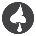 Runny nose Black Filled icon