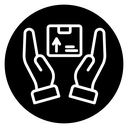 Safe delivery icon