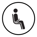 Safety belt icon