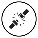 Safety belt icon