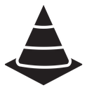 Safety cone icon