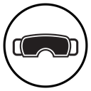 Safety goggles icon